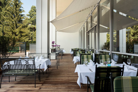 Wyndham Grand Salzburg Conference Centre Restaurant Terrasse